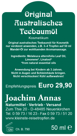Original Australisches Teebaumöl